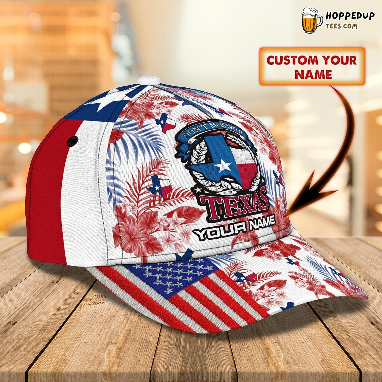 Texas Plains Vastness 3D Classic Cap Personalized Unique Design