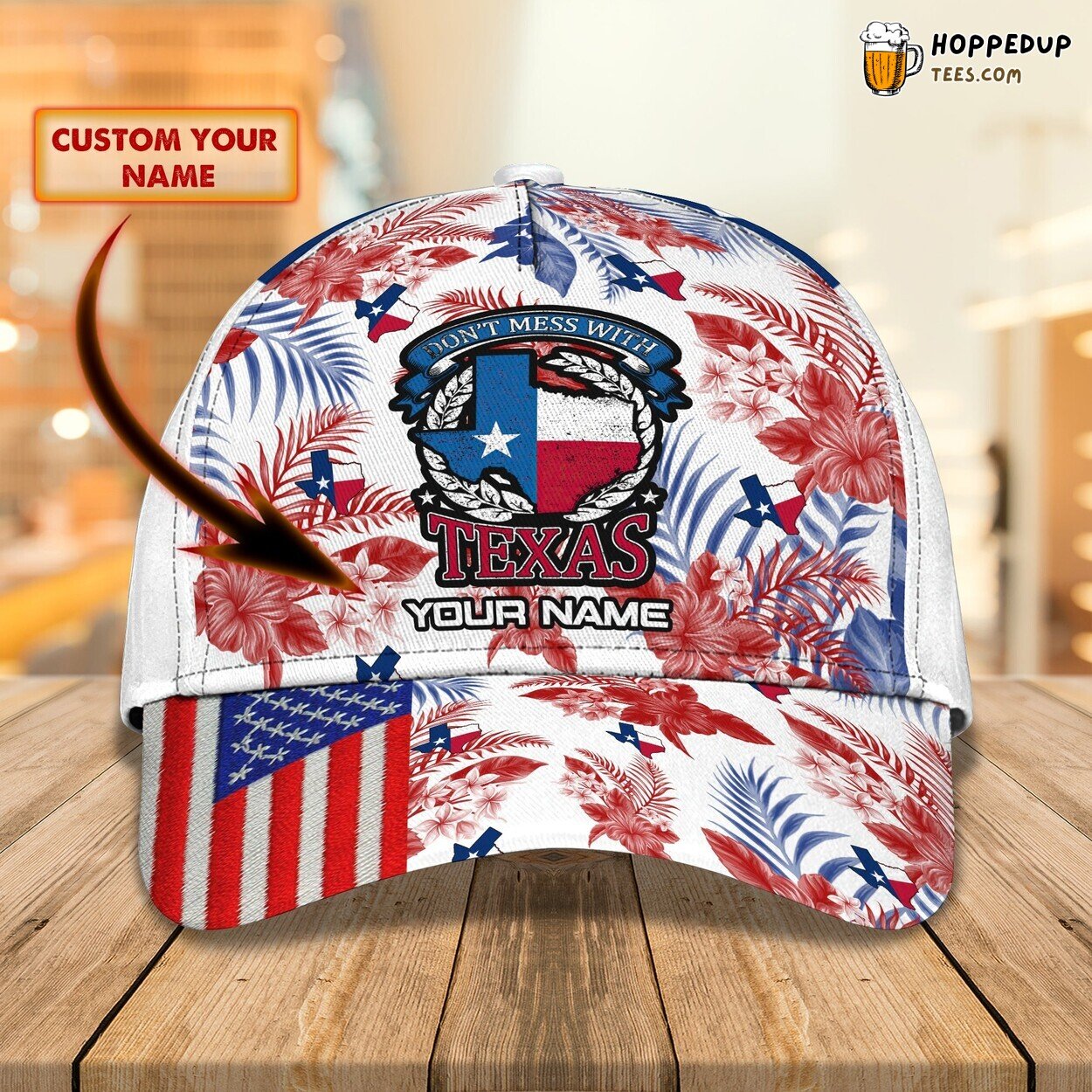 Texas Plains Vastness 3D Classic Cap Personalized Unique Design