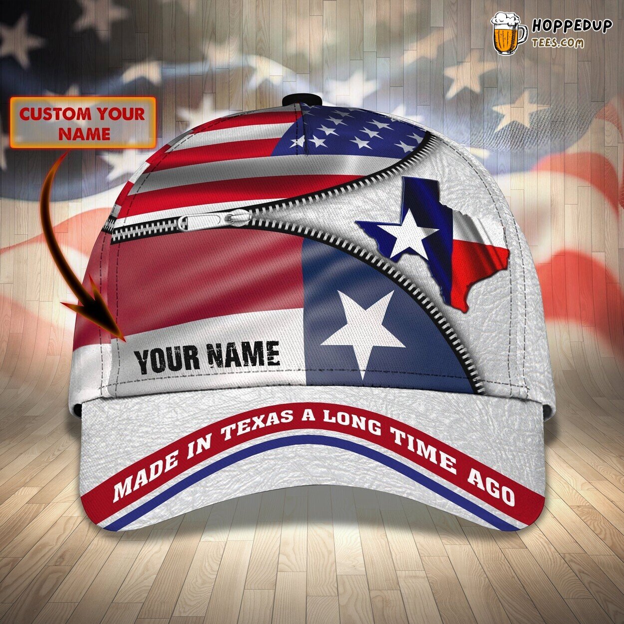 Texas Pride Long Time Legacy 3D Classic Cap Personalized Unique Design