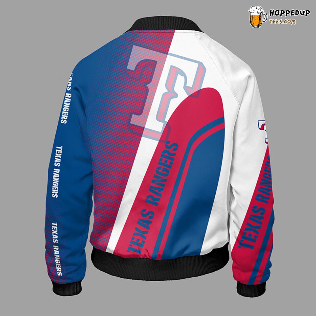 Texas Rangers MLB Unisex Blue Red Bomber Jacket Premium Design