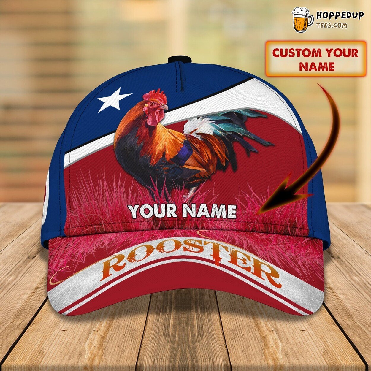 Texas Rooster’s Morning Call 3D Classic Cap Personalized Unique Edition