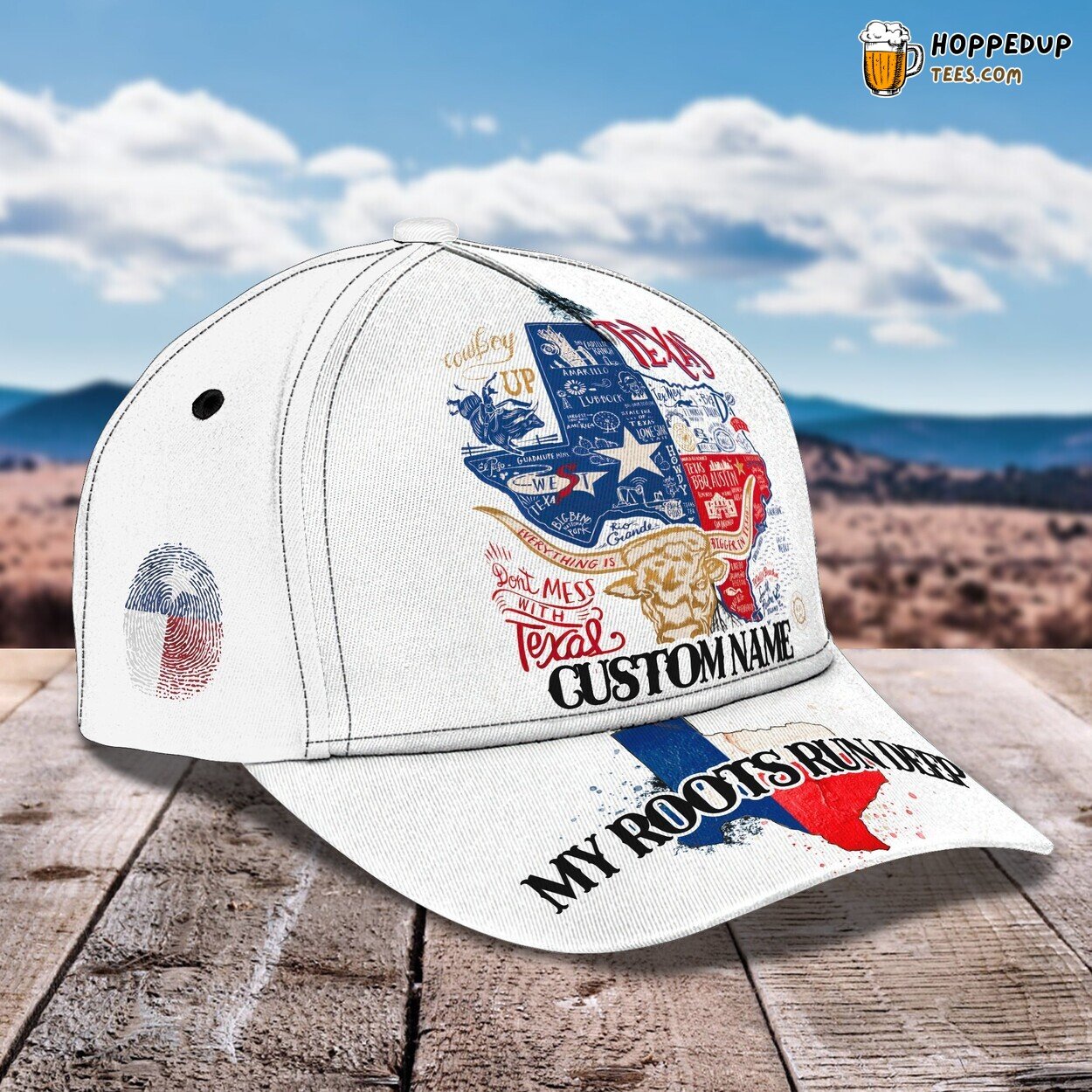 Texas’s Unique Landscape 3D Classic Cap Personalized Unique Design