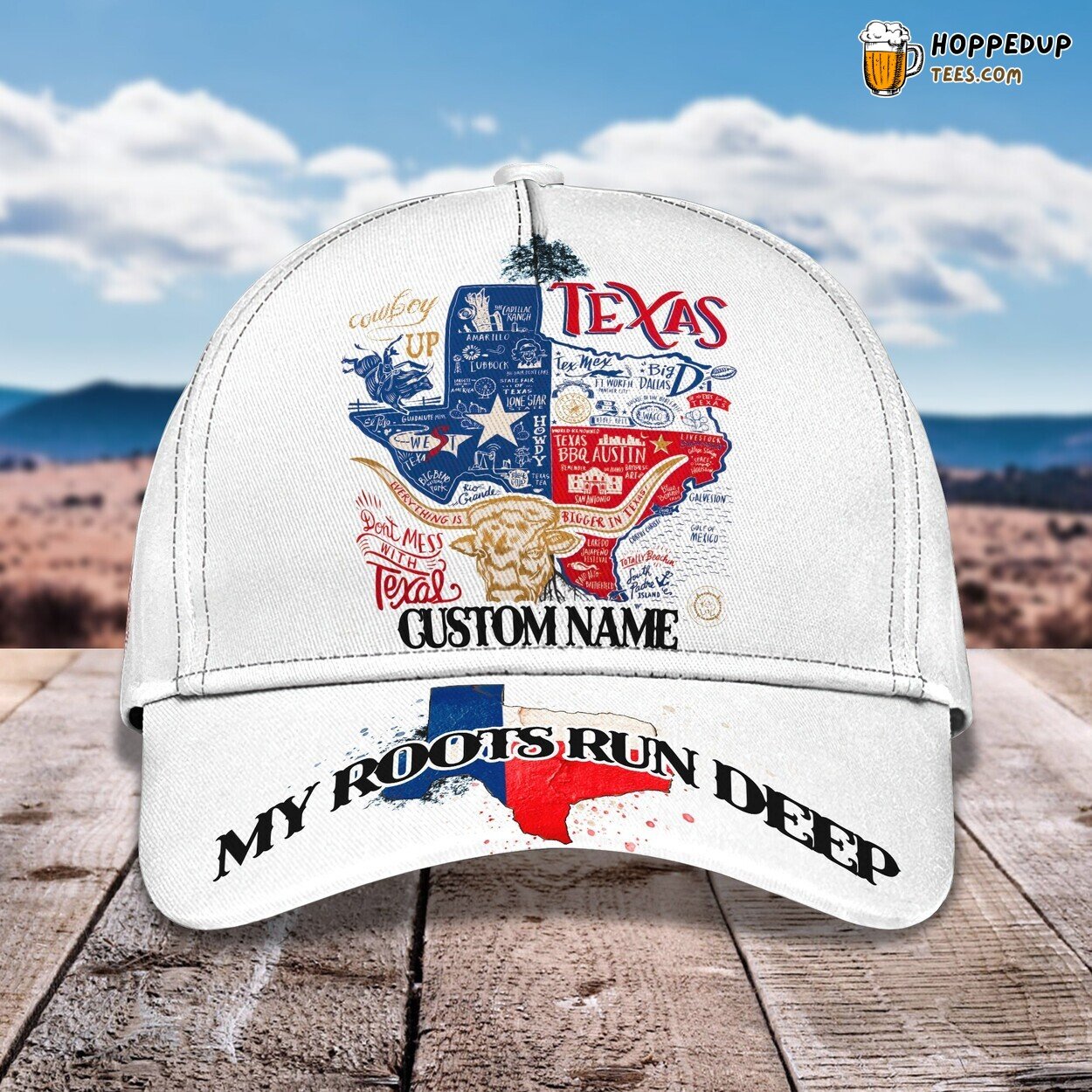 Texas’s Unique Landscape 3D Classic Cap Personalized Unique Design