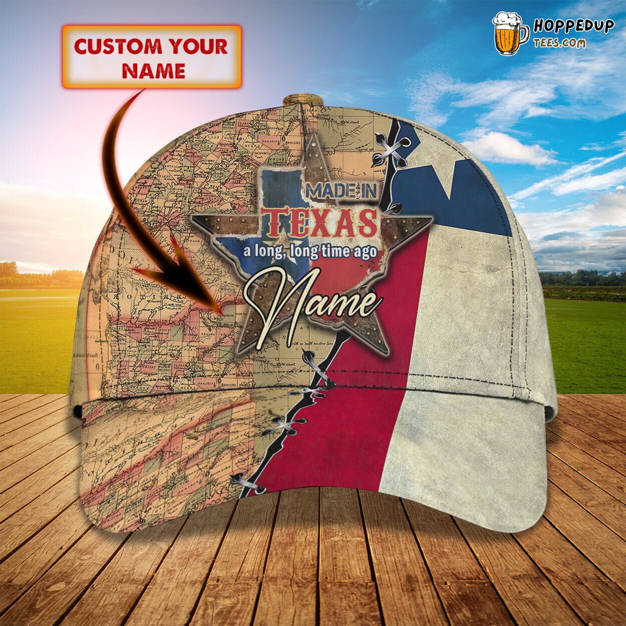 Texas’s Vast Horizons 3D Classic Cap Personalized Unique Design