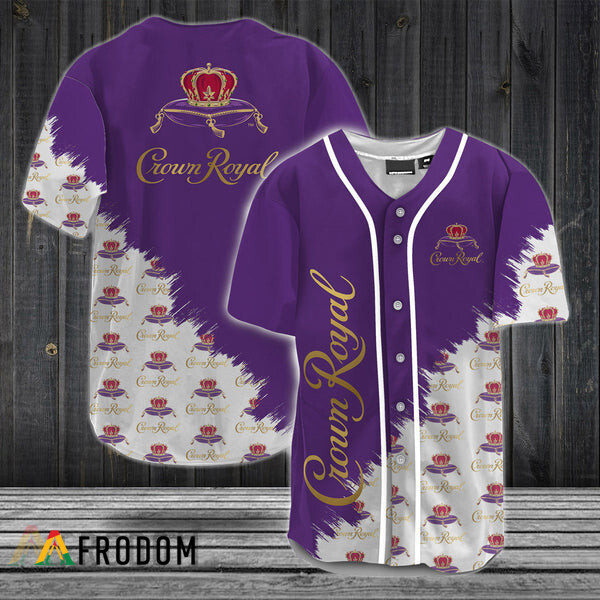 The Basic Crown Royal Whiskey Baseball Jersey Shirt HU