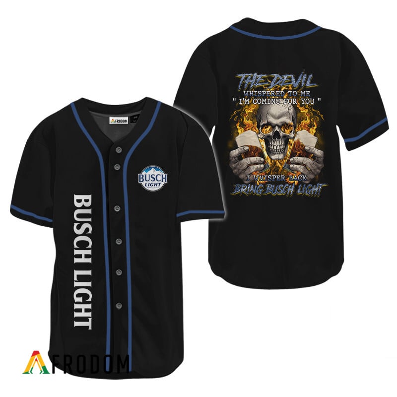 The Devil Whispered To Me Bring Busch Light Baseball Jersey HU