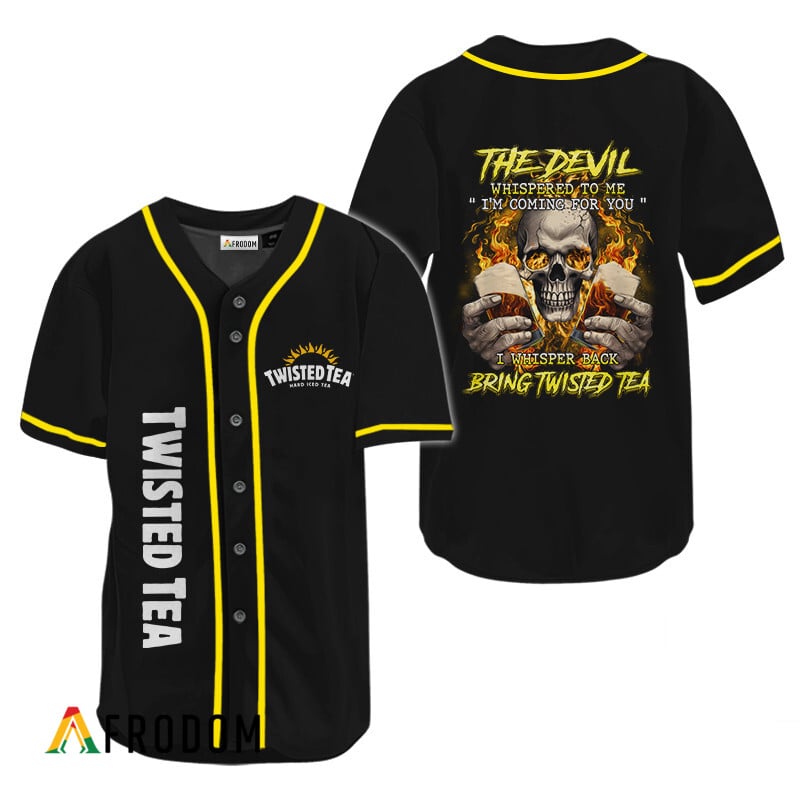 The Devil Whispered To Me Bring Twisted Tea Baseball Jersey HU
