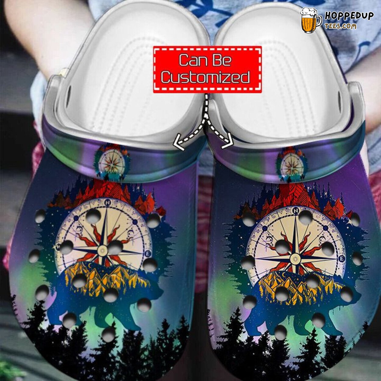 The Forest Life Theme Comfortable Clogs Outdoor Camping Footwear
