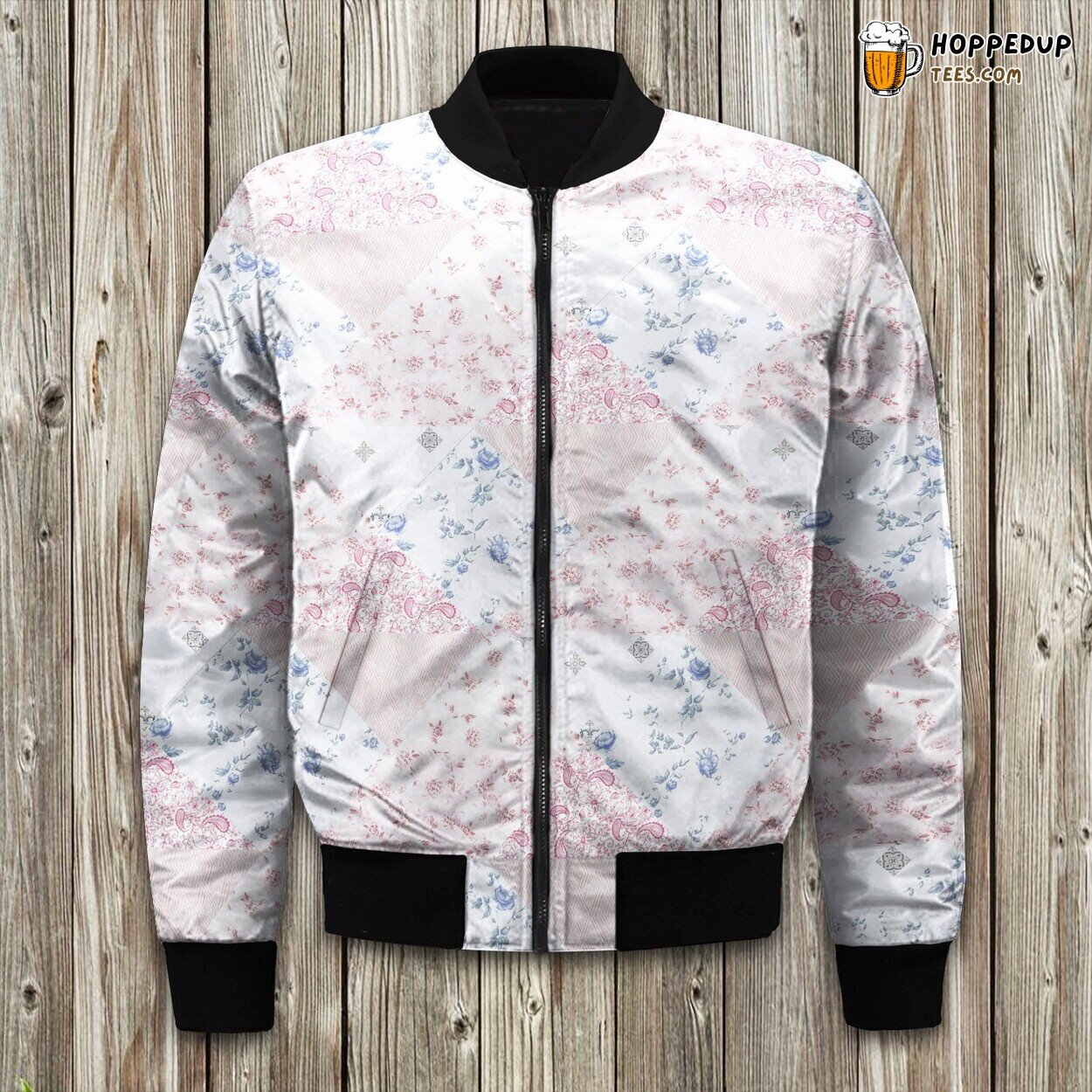 The Gray Barn Sleeping Hills Floral Bomber Jacket
