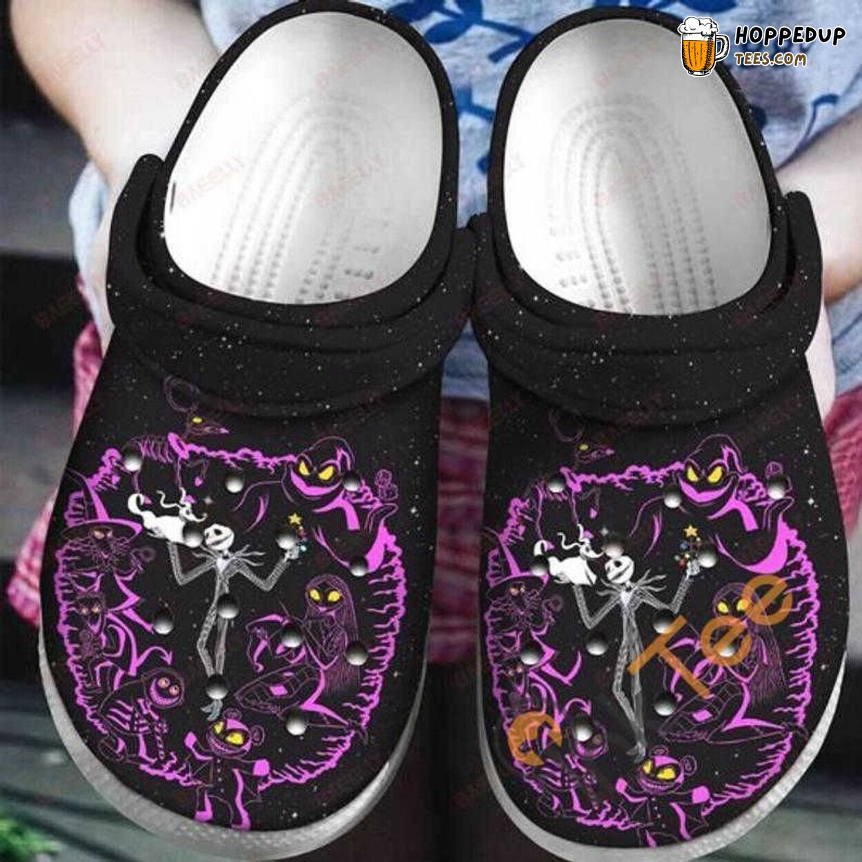 The Nightmare Before Christmas No Themed Unique Clog Shoes Design