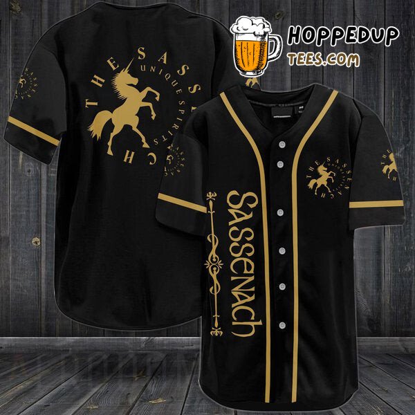 The Sassenach Whisky Vintage Inspired Baseball Jersey Unique Design Look