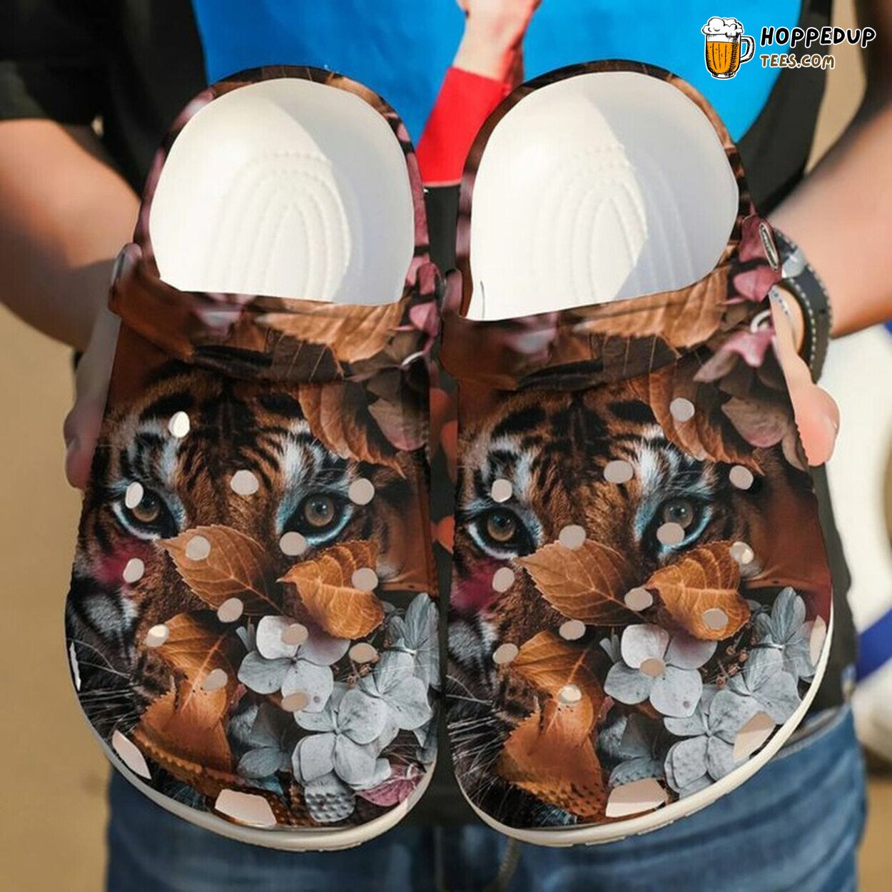 Tiger Lover 102 Theme Comfortable Rubber Clogs Animal Inspired Shoes