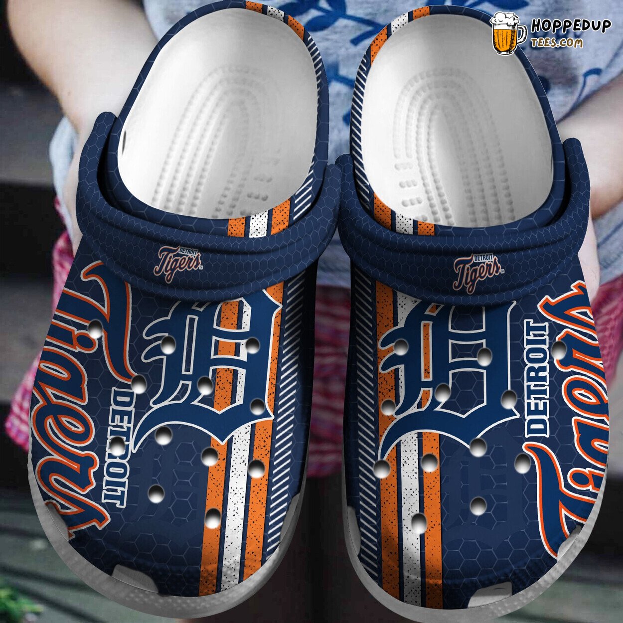 Tigers Custom Name Personalized Comfortable Unique Clog Shoes