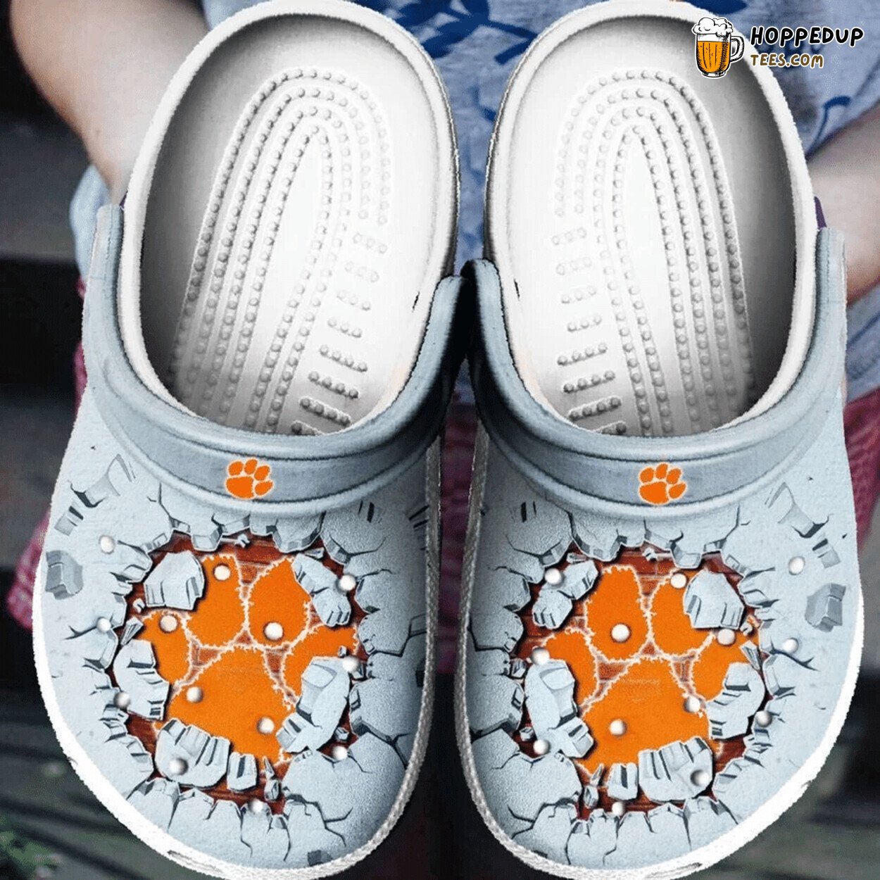 Tigers Tide Themed Comfortable Unique Durable Clog Shoes