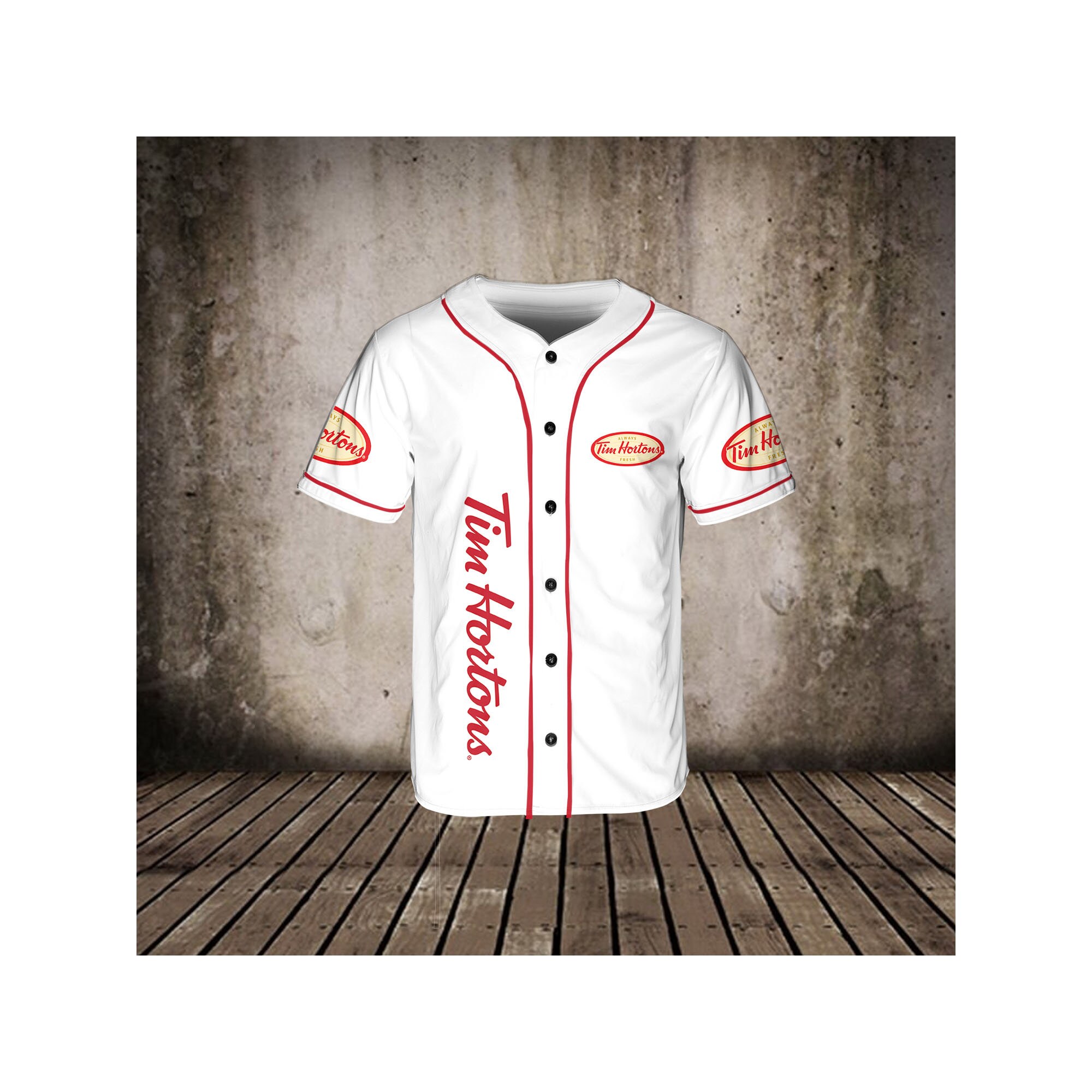 Tim Hortons Baseball Jersey for Beer Lovers HU