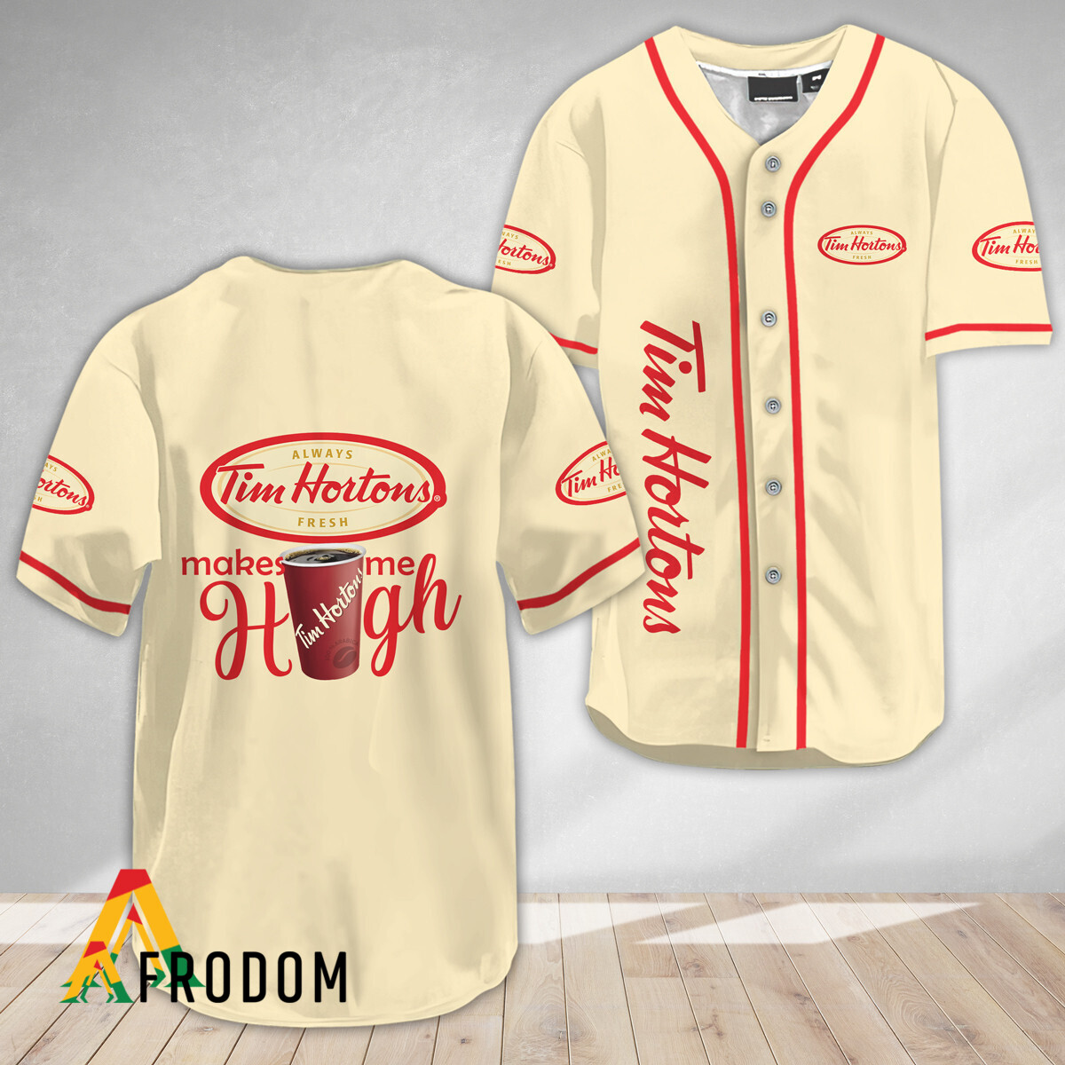 Tim Hortons Make Me High Baseball Jersey HU