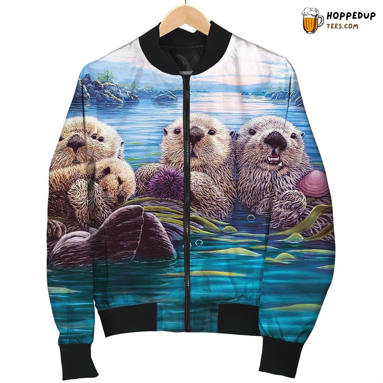 Timeless Christmas Carol Scenes Bomber Jackets Winter Melodies