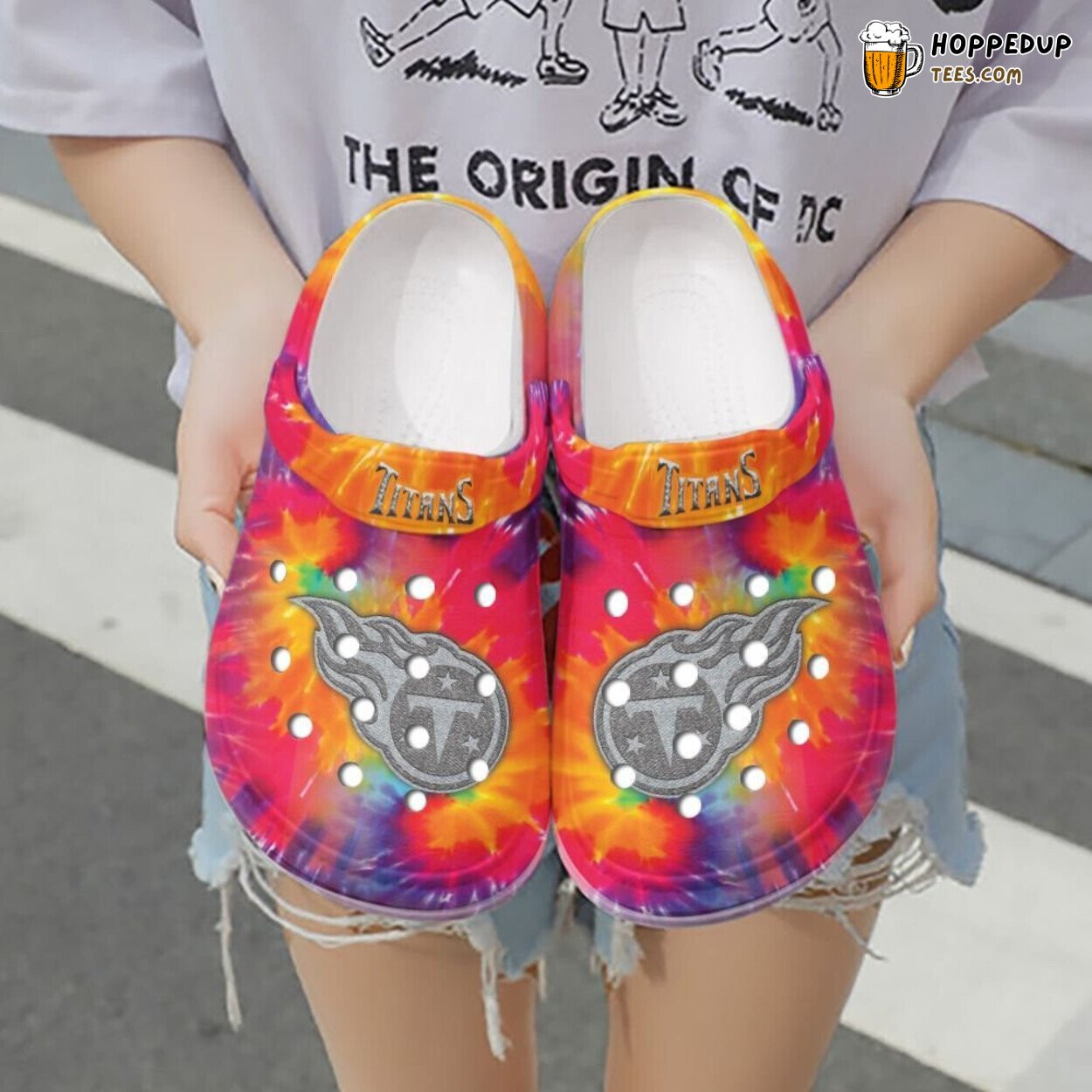 Titans Custom Name Stylish Durable Comfortable Clog Shoes