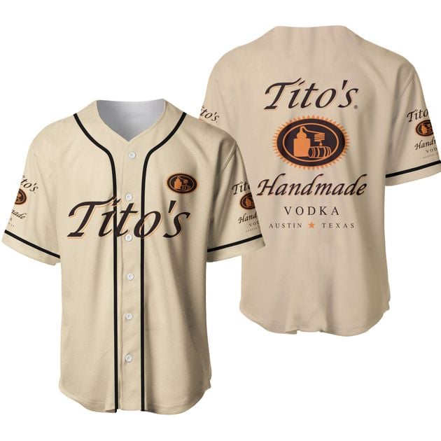 Tito Handmade Vodka Baseball Jersey Holiday Gift for Beer Lovers HU