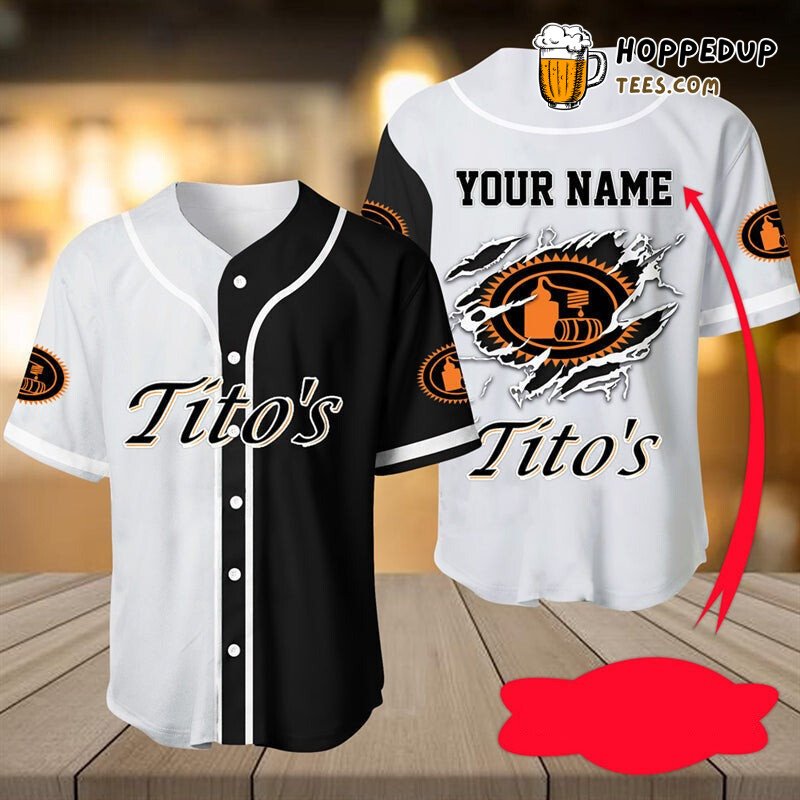 Tito’s Inspired Unique Baseball Jersey Personalized Distinctive Design