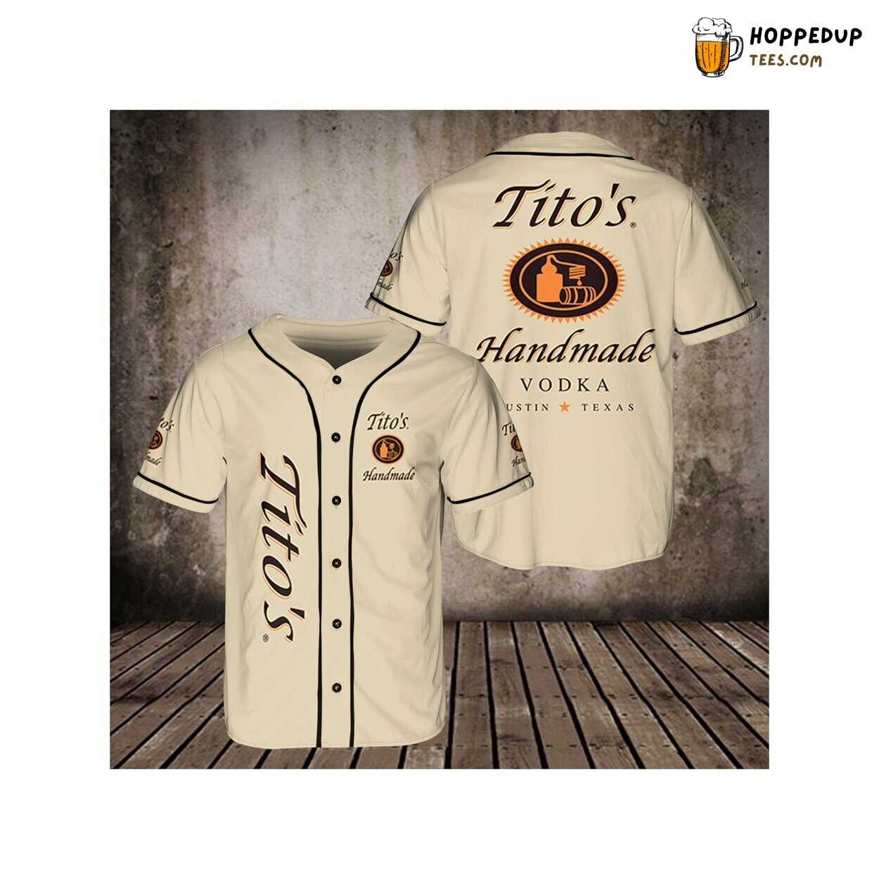 Titos Vodka Baseball Jersey T Shirt Vodka Beer Lovers Perfect Design