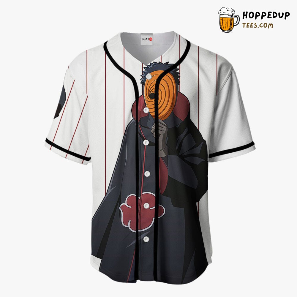 Tobi Akatsuki Unique Collection Anime Baseball Jersey Distinctive Design