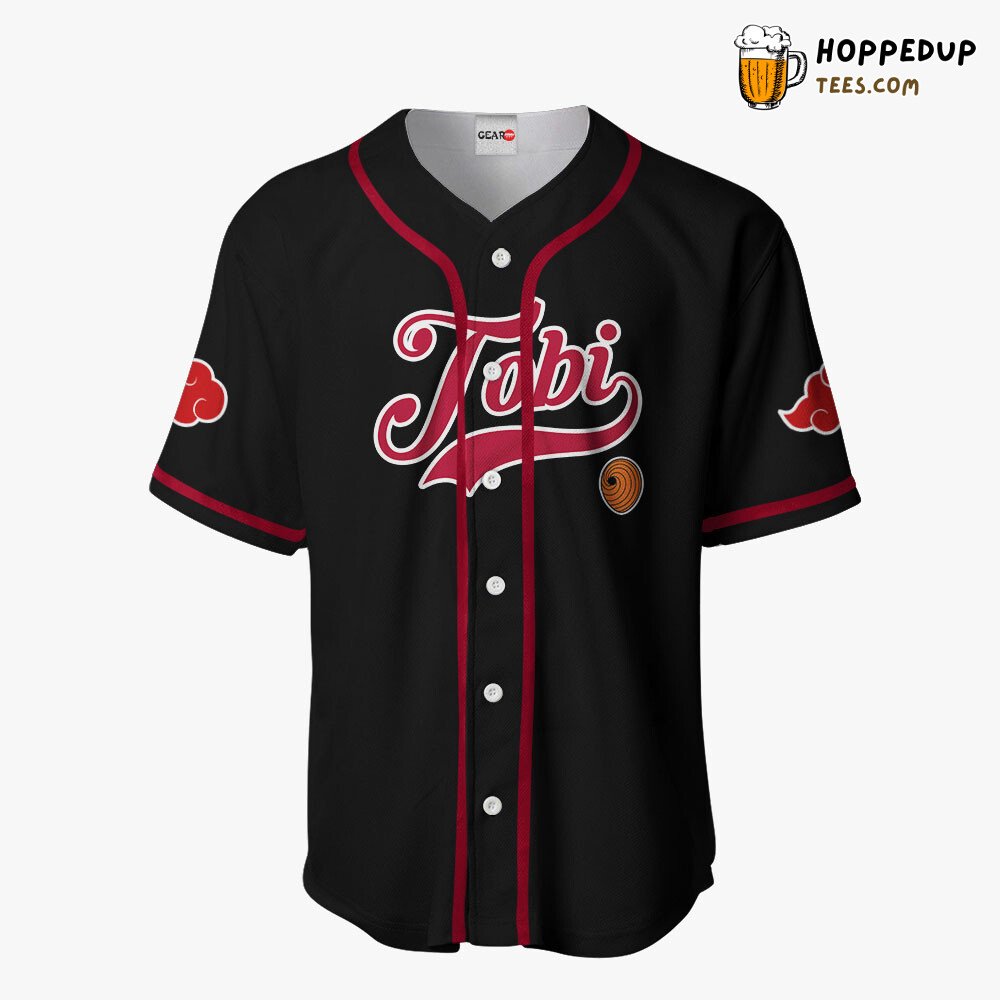 Tobi Anime Unique Symbol Design Baseball Jersey Shirt Distinctive Style