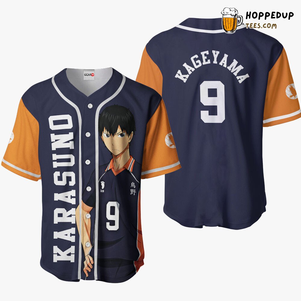 Tobio Kageyama Distinctive Anime Baseball Jersey Unique Collection Design Tobio Kageyama Distinctive Anime Baseball Jersey Unique Collection Design