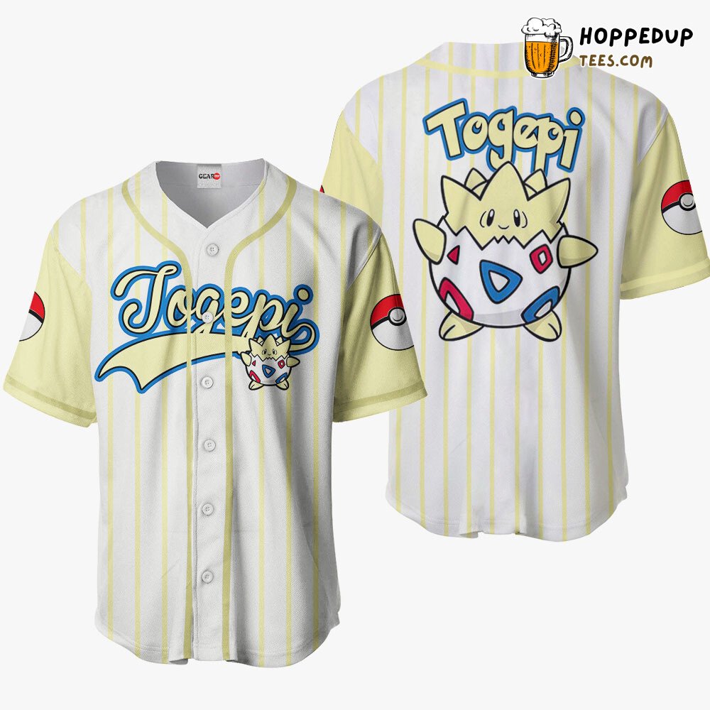 Togepi Unique Design Baseball Jersey Collection Distinctive Edition Style Togepi Unique Design Baseball Jersey Collection Distinctive Edition Style