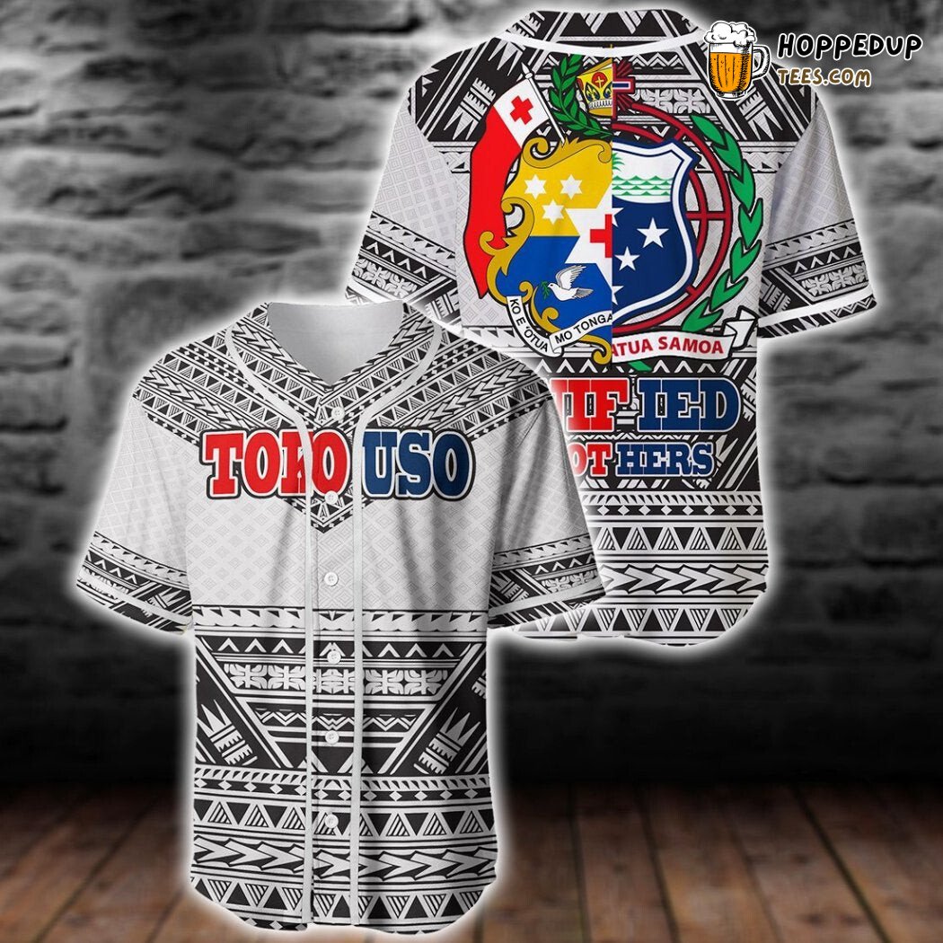 TokoUso Polynesian Pride 3D Print Baseball Jersey Cultural Emblem