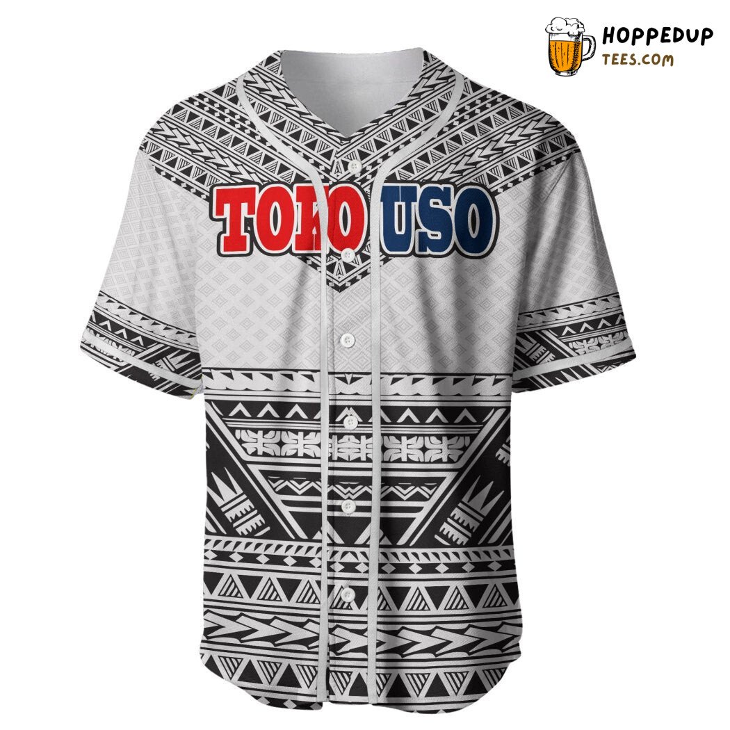 TokoUso Polynesian Pride 3D Print Baseball Jersey Cultural Emblem