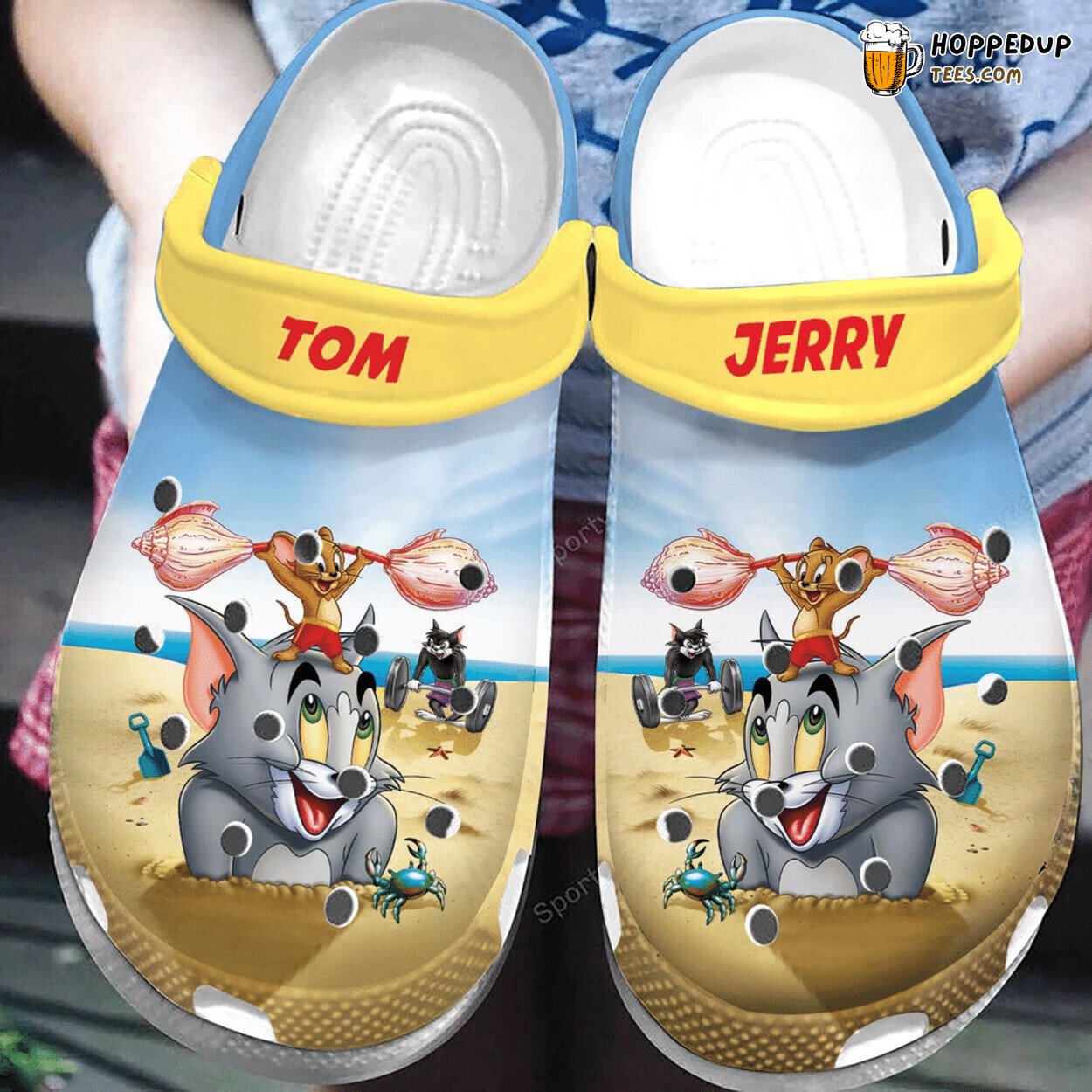 Tom Jerry Best Friend Themed Comfortable Unique Clog Shoes