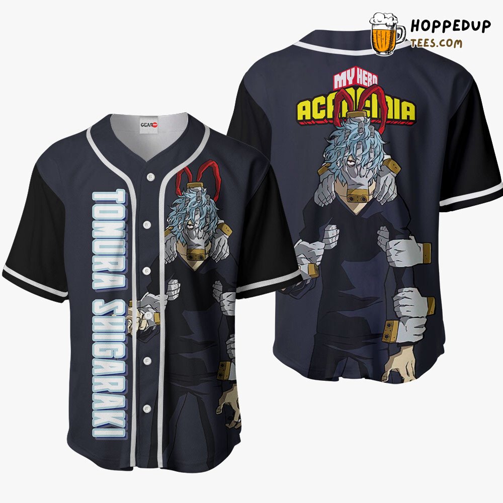 Tomura Shigaraki Unique Collection Anime Baseball Jersey Distinctive Design Tomura Shigaraki Unique Collection Anime Baseball Jersey Distinctive Design
