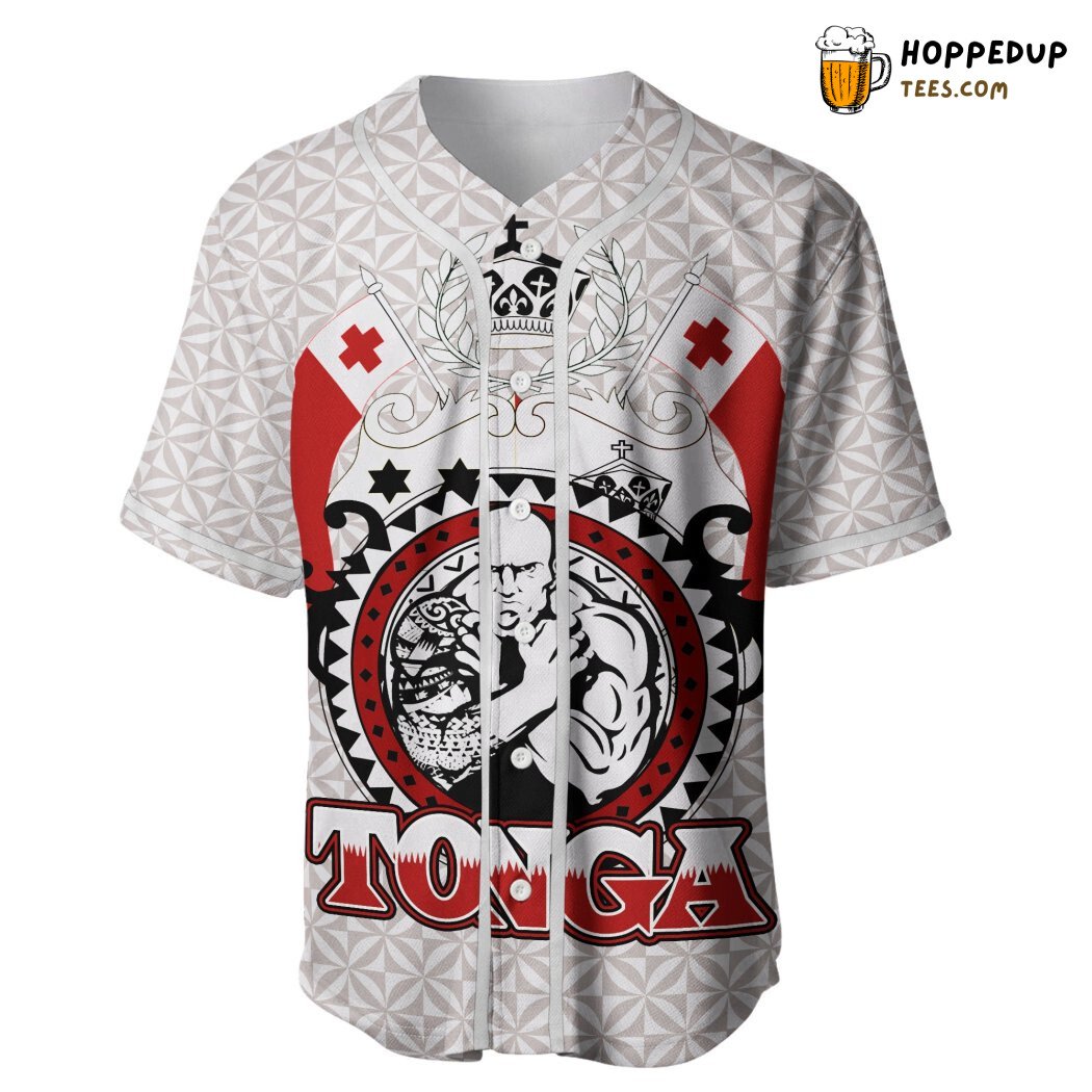 Tonga Polynesian Power Baseball Tee Jersey Shirts 3D