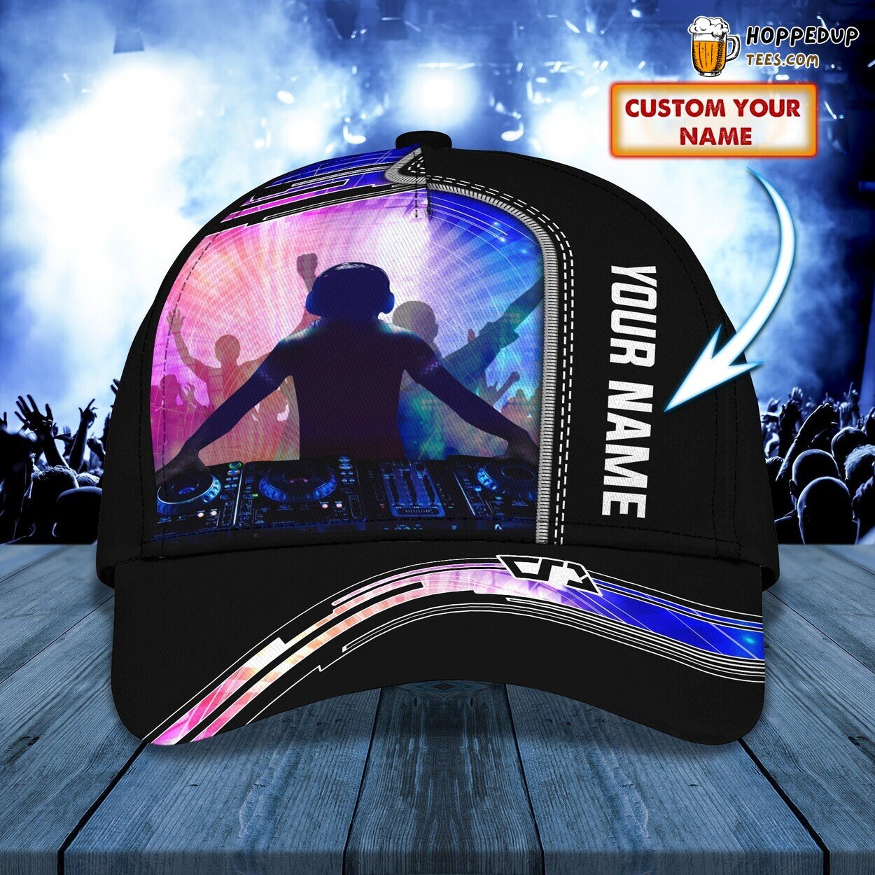 Top DJ Choice 3D Classic Cap Personalized Unique Edition Name Design