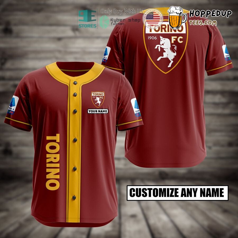 Torino FC Custom Name Baseball Jersey Unisex Shirt