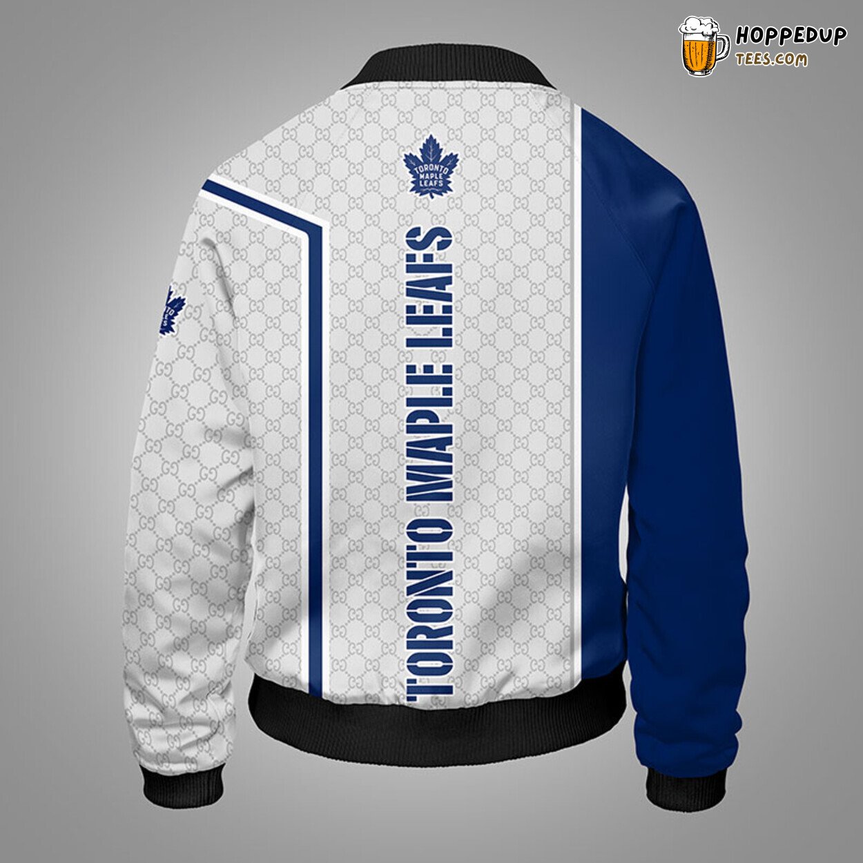 Toronto Maple Leafs NHL Blue Unisex Bomber Jacket Distinctive Theme