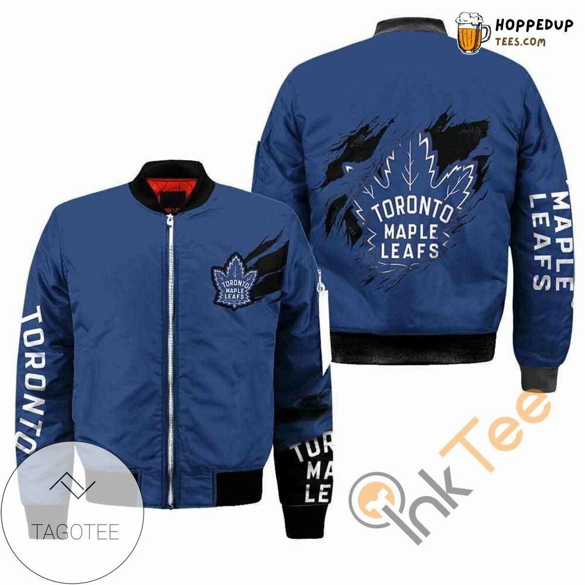 Toronto Maple Leafs NHL Timeless Blue Fan Bomber Jacket Series