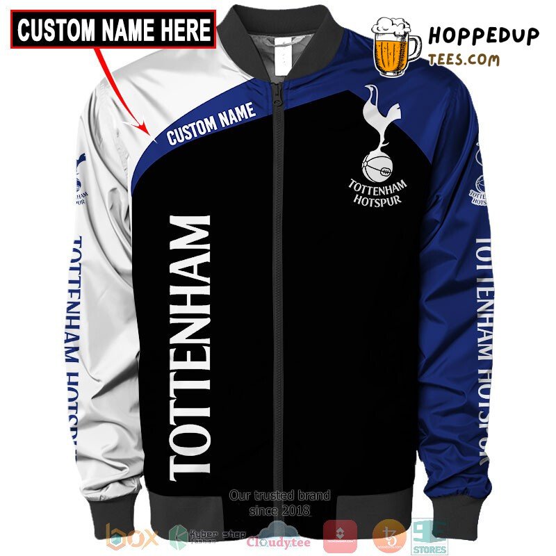 Tottenham Hotspur Personalized Name Football Bomber Jacket