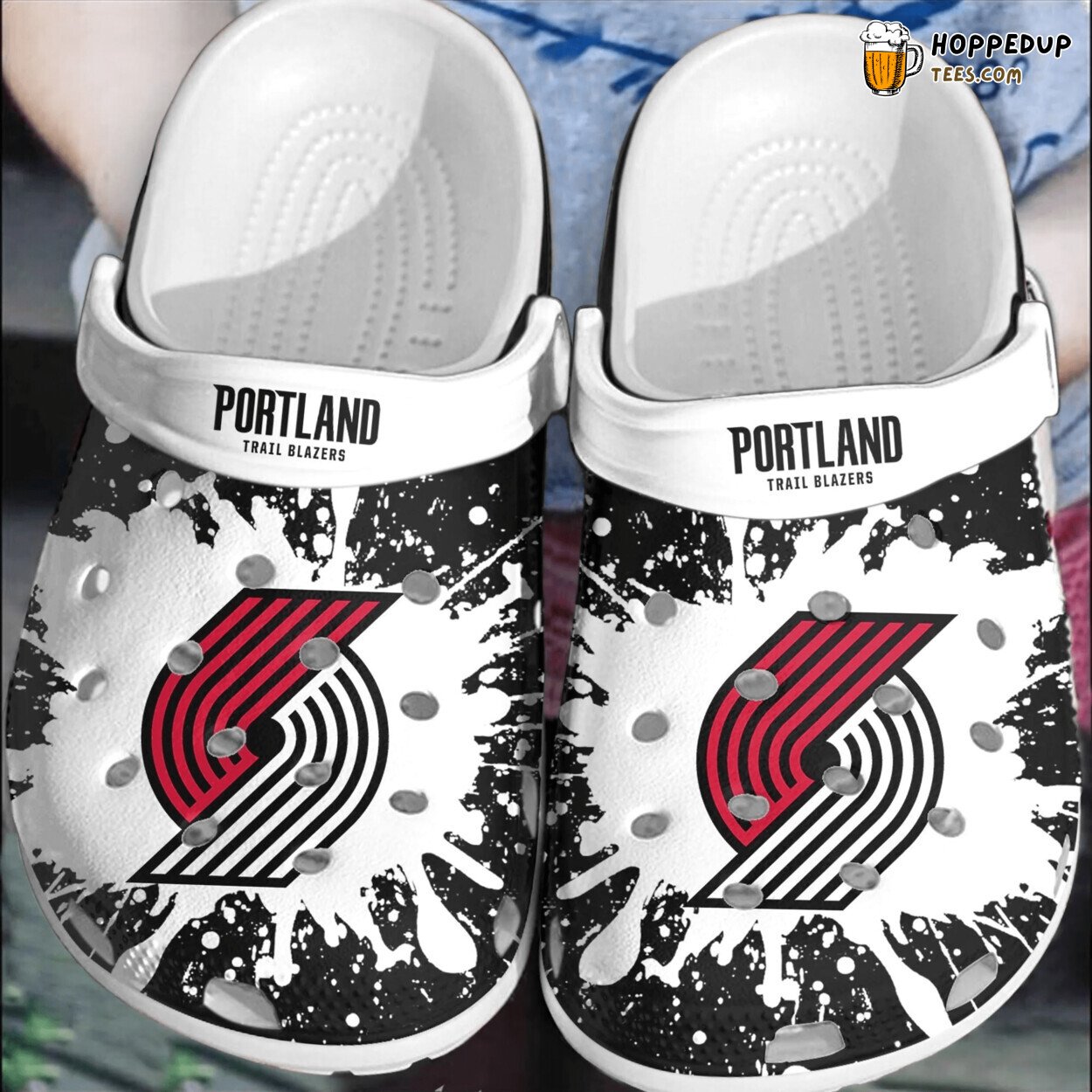 Trail Blazers Basketball Club Comfortable Unique Clogs Footwear