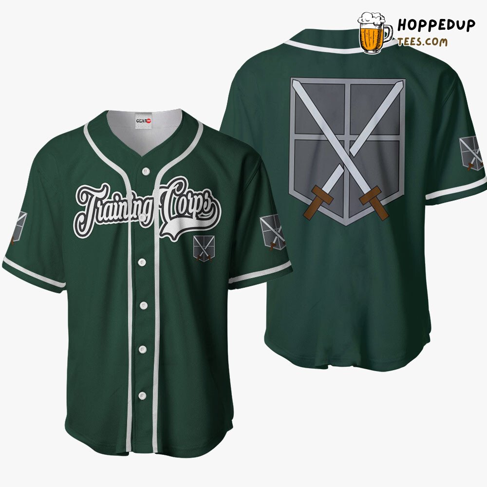 Training Corps Anime Baseball Jersey Shirt Unique Design Distinctive