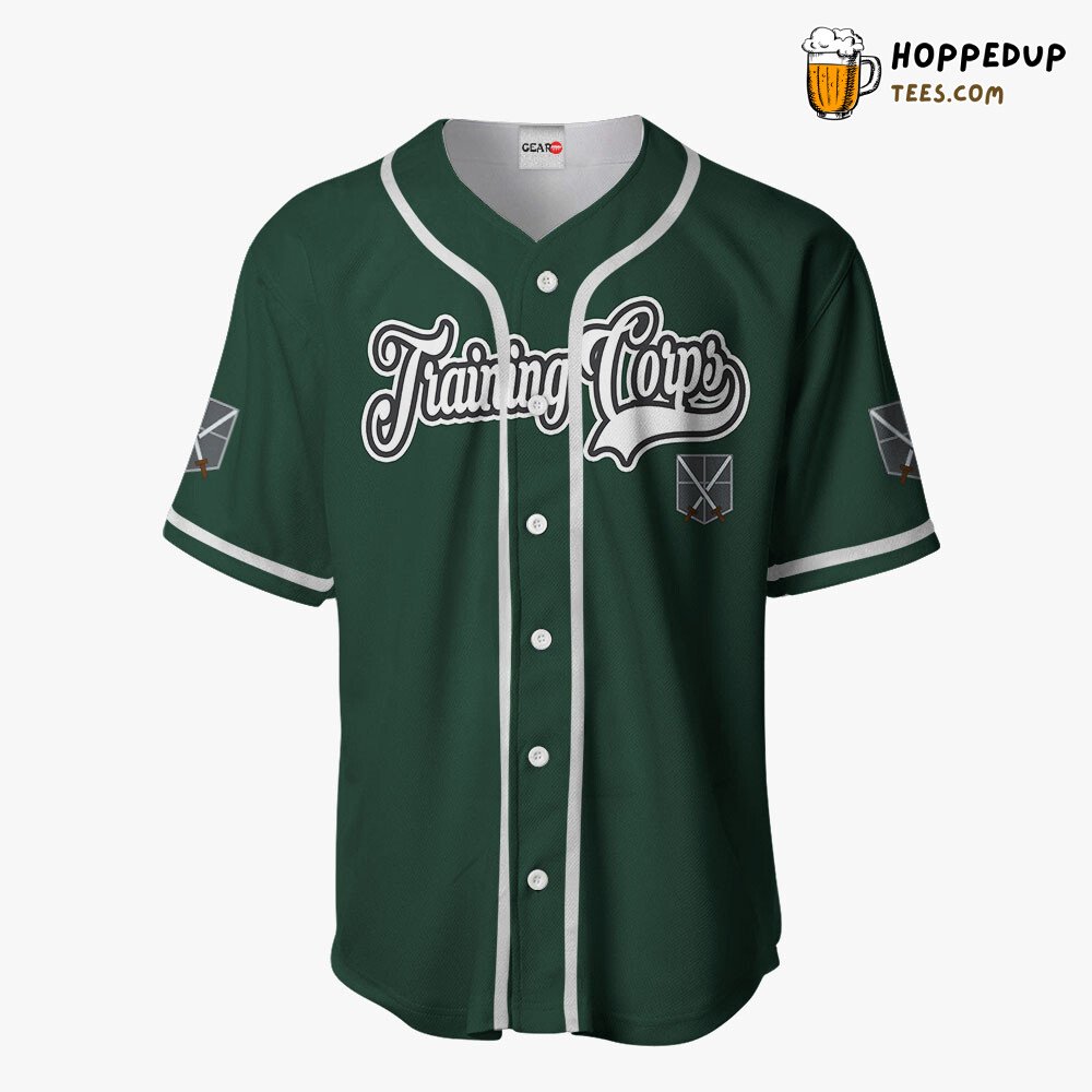 Training Corps Anime Baseball Jersey Shirt Unique Design Distinctive