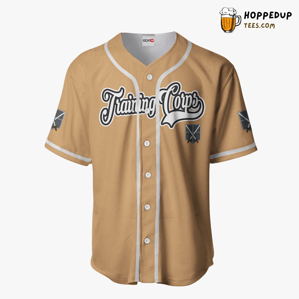 Training Corps Distinctive Anime Baseball Jersey Unique Design