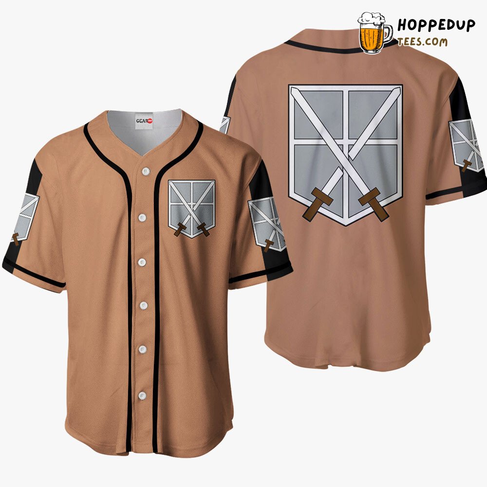 Training Corps Unique Design Anime Distinctive Baseball Jersey Collection Training Corps Unique Design Anime Distinctive Baseball Jersey Collection