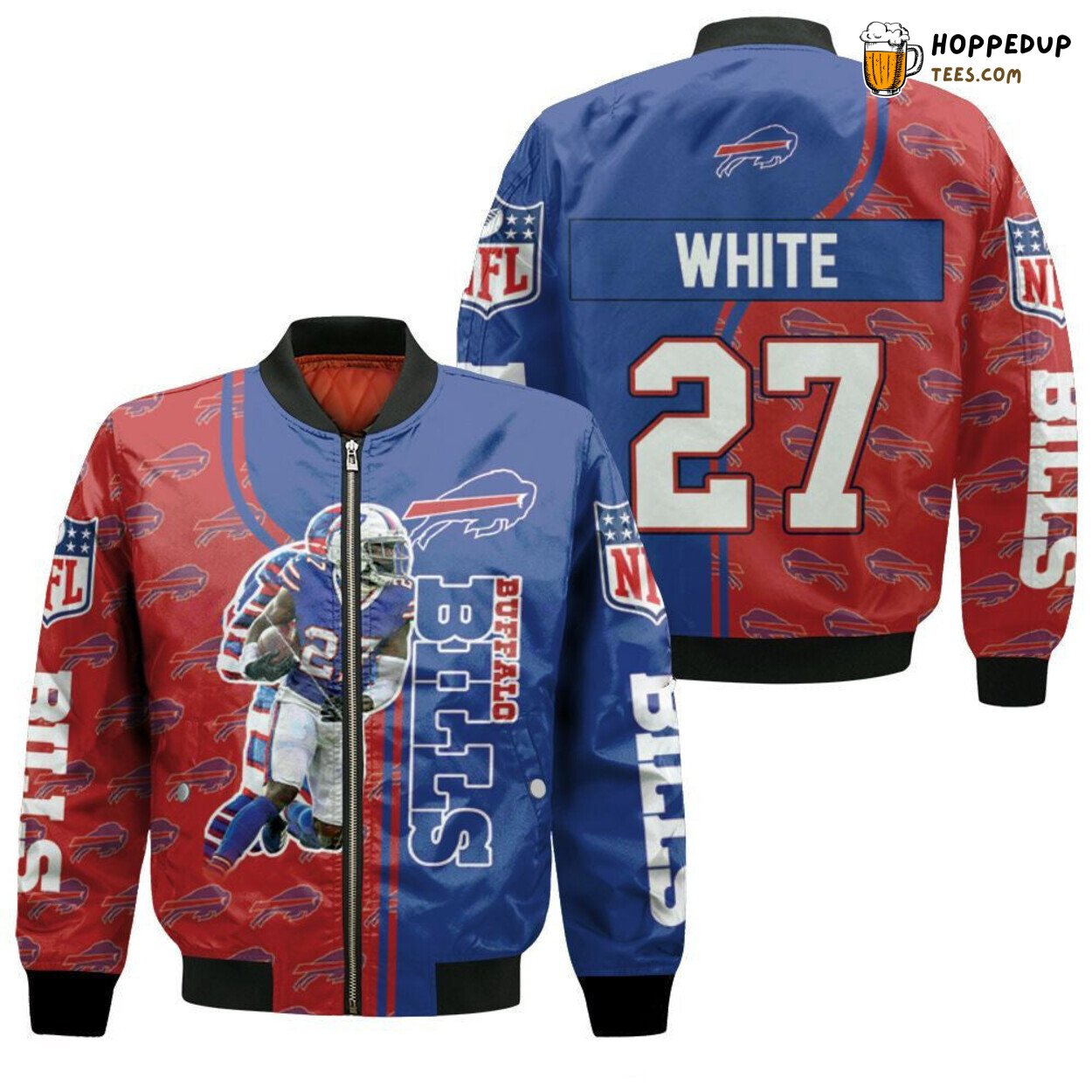 Tre Davious White Buffalo Bills Elite Super Bowl Unique 3D Bomber Jacket Design