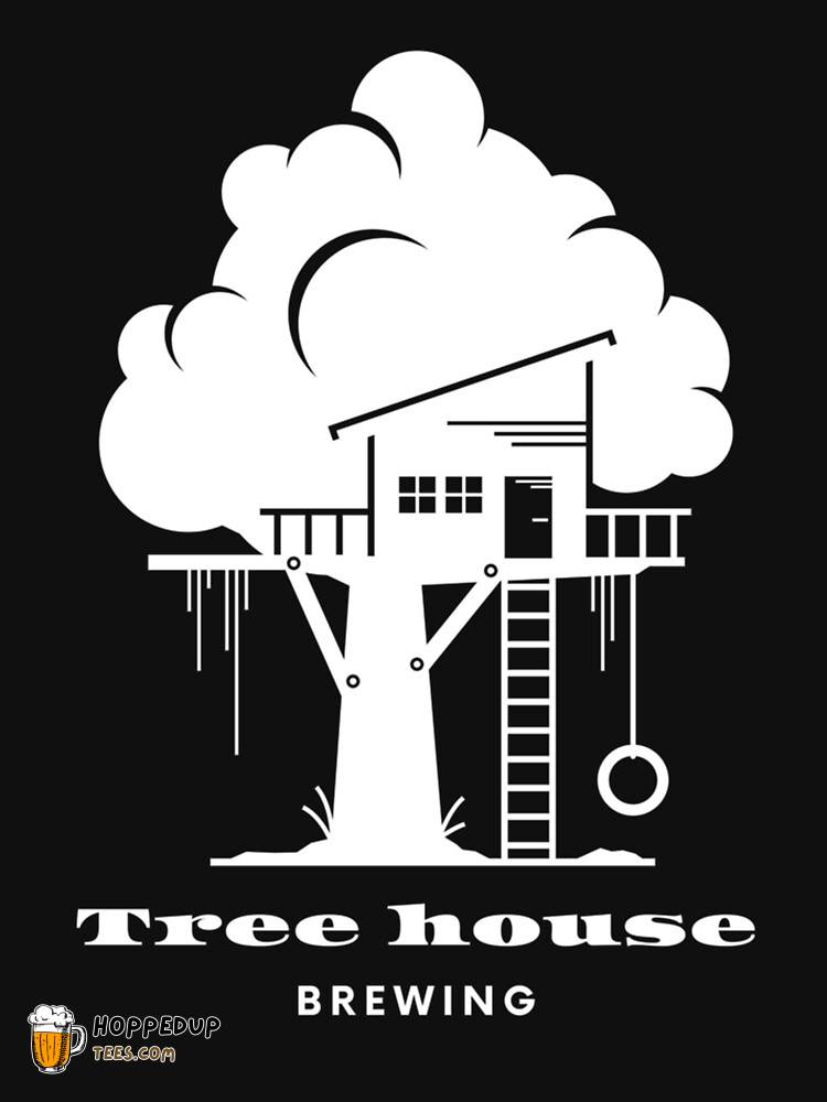 Tree House Brewing Co White Classic Tee HU