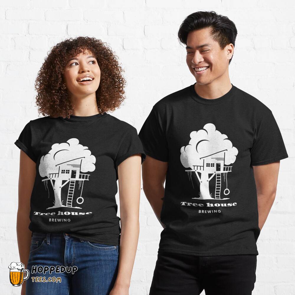 Tree House Brewing Co White Classic Tee HU