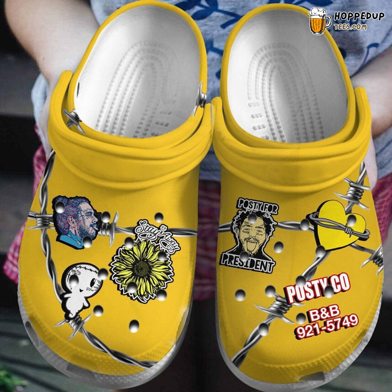 Trending Posty Co Stay Away Fan Gift Classic Water Rubber Clog