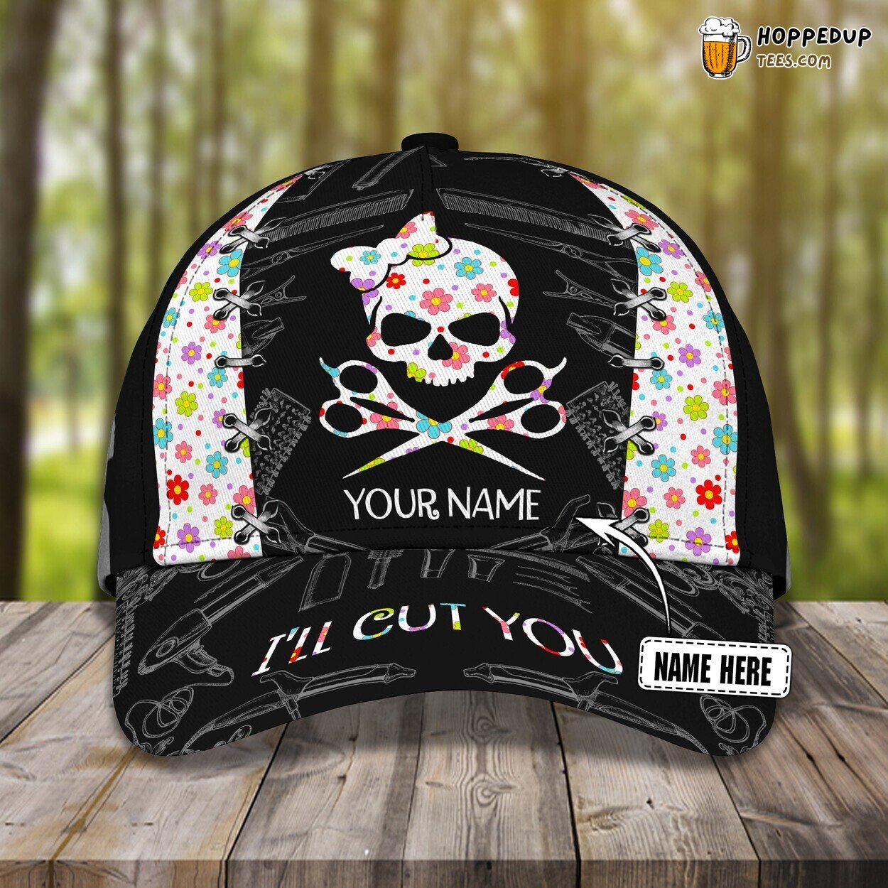 Trendsetting Hairstylist Personalized Classic Cap 3D Unique Salon Design