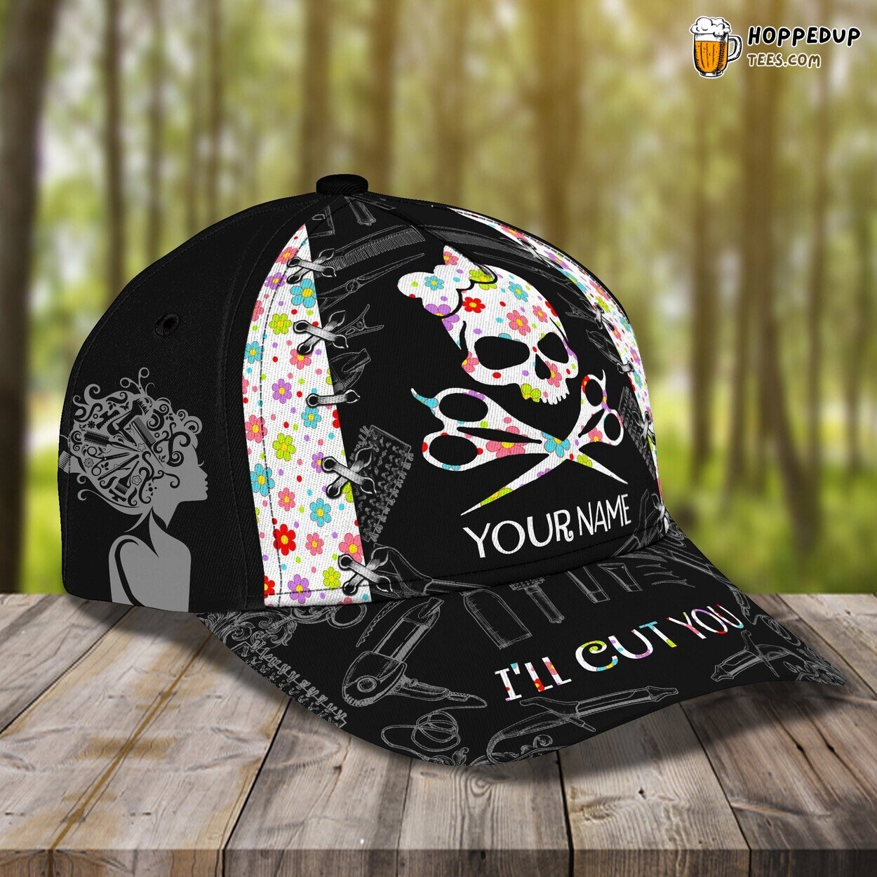 Trendsetting Hairstylist Personalized Classic Cap 3D Unique Salon Design Trendsetting Hairstylist Personalized Classic Cap 3D Unique Salon Design